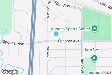 Map image of the property - 2536 Spooner Ave