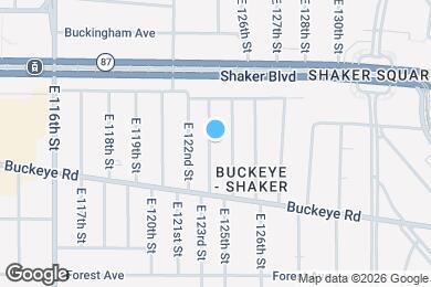 Map image of the property - 2807 E 124th St