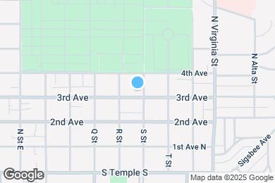 Map image of the property - 1083 E 3rd Ave