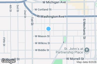 Map image of the property - 303 W Franklin St