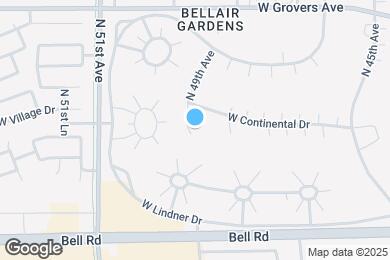 Map image of the property - 17007 N 49th Ave