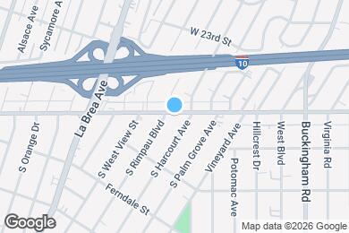 Map image of the property - 4870 W Adams Blvd