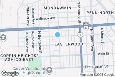Map image of the property - 1732 N Pulaski St