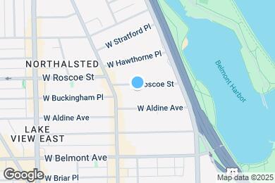 Map image of the property - 531 W Roscoe St