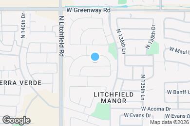 Map image of the property - 13758 W Port Royale Ln