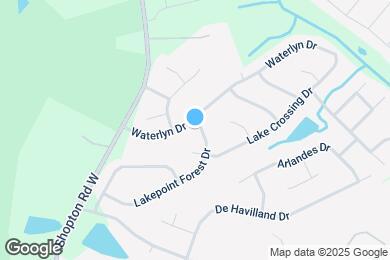Map image of the property - 15410 Lakepoint Forest Dr