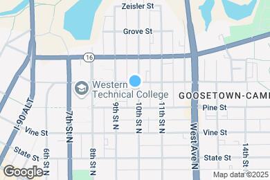 Map image of the property - 425 10th St N