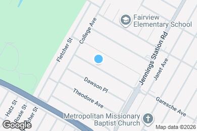 Map image of the property - 7131 Garesche Ave