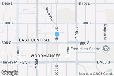 Map image of the property - 763 S 1000 E