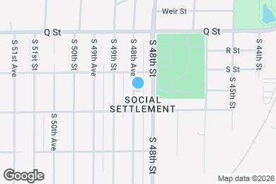Map image of the property - 5431 S 48th Ave
