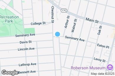Map image of the property - 57 Seminary Ave