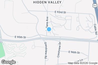 Map image of the property - 9416 Bales Ave