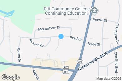 Map image of the property - 805 Peed Dr