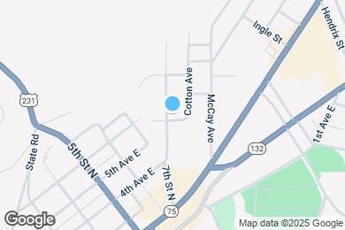 Map image of the property - 801 4th Ave E