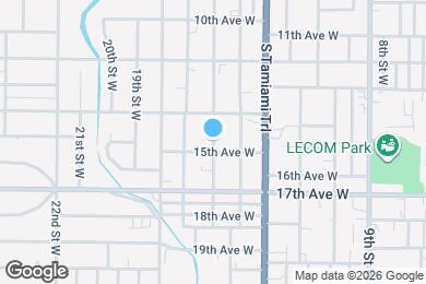 Map image of the property - 1430 16th St W