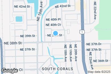 Map image of the property - 1728 NE 39th St