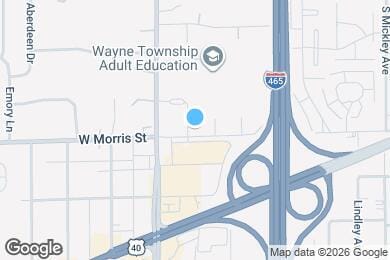 Map image of the property - 6196 W Morris St