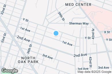 Map image of the property - 3809 1st Ave