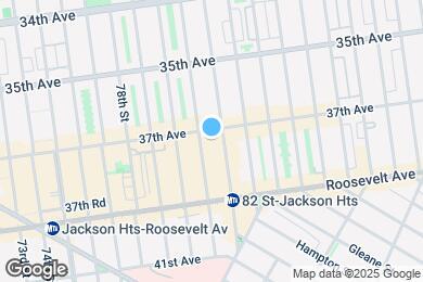 Map image of the property - 81-10 37th Ave