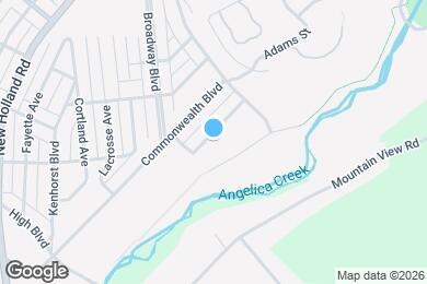 Map image of the property - 1350 Wingate Ave