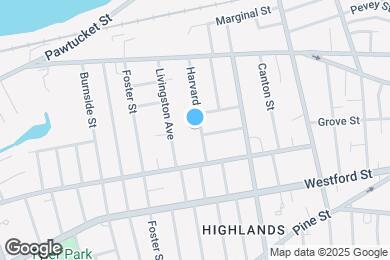 Map image of the property - 89 Harvard St