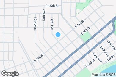 Map image of the property - 604 14th Ave