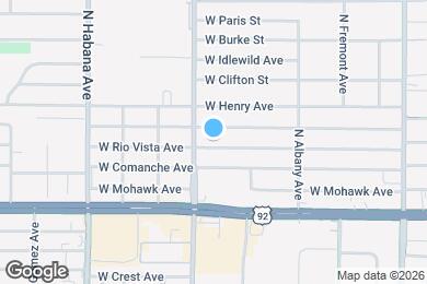 Map image of the property - 2313 W Rio Vista Ave