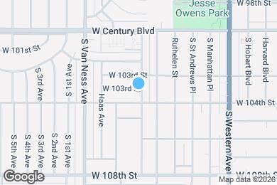 Map image of the property - 10329 S Wilton Pl