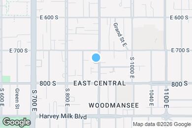 Map image of the property - 732 S 900 E