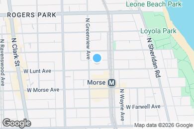 Map image of the property - 1430 W Lunt Ave