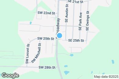 Map image of the property - 106 SE 25th St