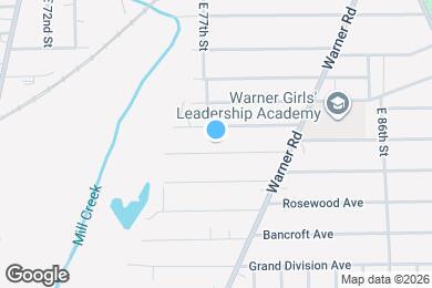 Map image of the property - 7815 Jeffries Ave