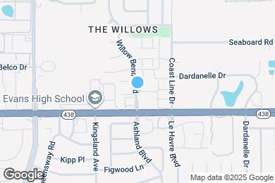 Map image of the property - 4143 Lake Lawne Ave