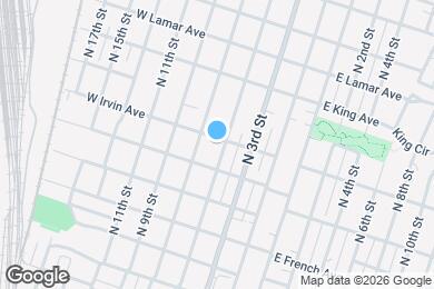 Map image of the property - 820 N 5th St