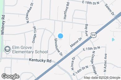 Map image of the property - 1511 N Seminole Dr