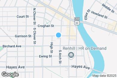 Map image of the property - 208 S Arch St