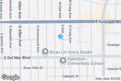 Map image of the property - 111 S Oak Ave