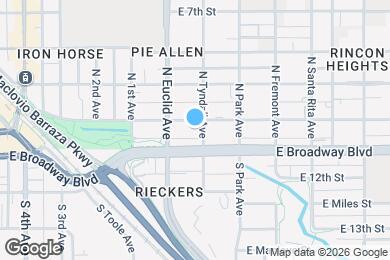 Map image of the property - 840 E 10th St