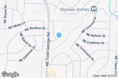 Map image of the property - 1813 NE Gatewood Dr