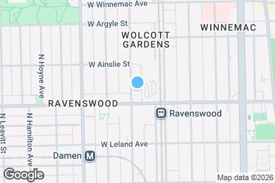 Map image of the property - 4817 N Wolcott Ave