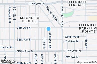 Map image of the property - 3310 Jackson St N