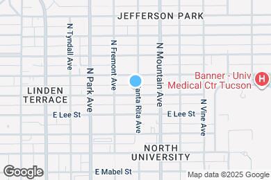 Map image of the property - 1141 E Elm St