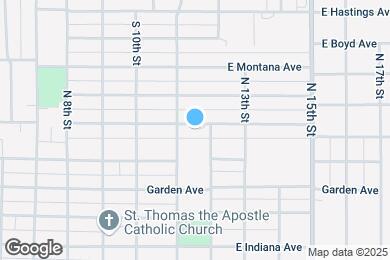 Map image of the property - 1114 E Pennsylvania Ave