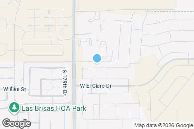 Map image of the property - 17834 W Raymond St