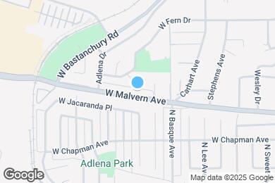 Map image of the property - 1655-1701 West Malvern Avenue