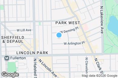 Map image of the property - 634.5 W Arlington Pl