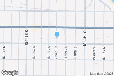 Map image of the property - 1025 S 17th St