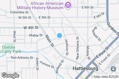 Map image of the property - 201 E 3rd St