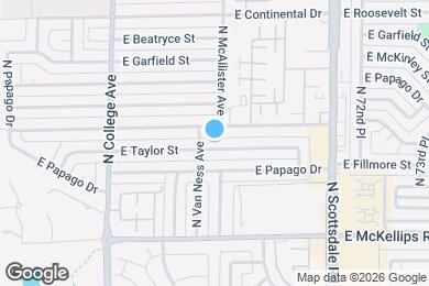 Map image of the property - 514 E Taylor St