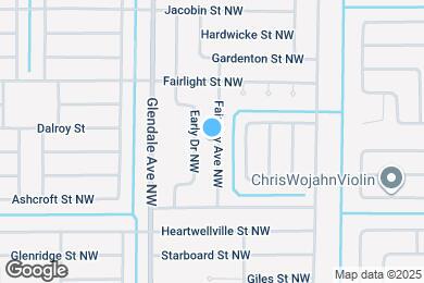 Map image of the property - 1054 Fairplay Ave NW